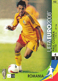 Paul Codrea Romania Panini Euro 2008 Card Game #102